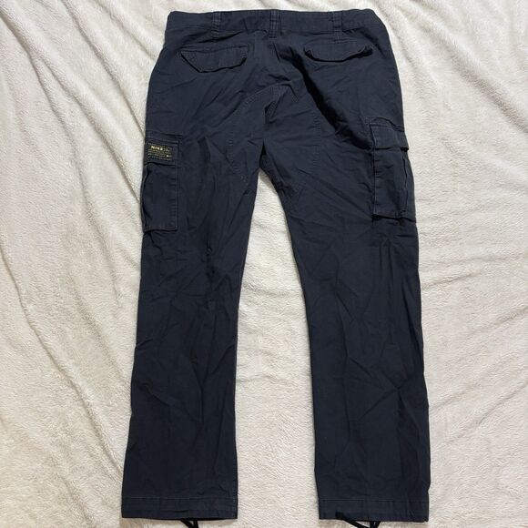 Nike SB Pants Mens 36x31 Black Cargo Ripstop Straight Loose Skateoboard Utility - Picture 7 of 13